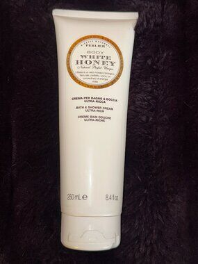 NEW & SEALED! PERLIER BODY WHITE HONEY BATH & SHOWER CREAM ULTRA-RICH 8.4 FL OZ